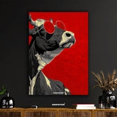 Dripster Cow – Pop Art Style Cool Cow Poster